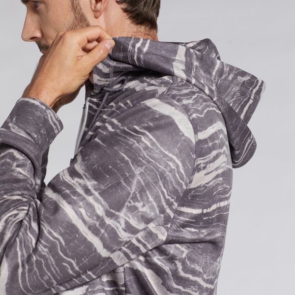 AUGUSTO "Marbled" Luxe Zip Hoodie - Picture 3 of 6